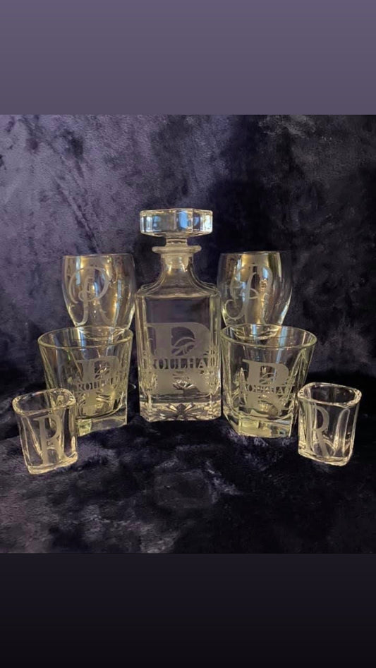 Whiskey Decanter Set